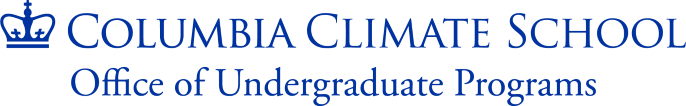 Office of Undergraduate Programs at the Climate School logo