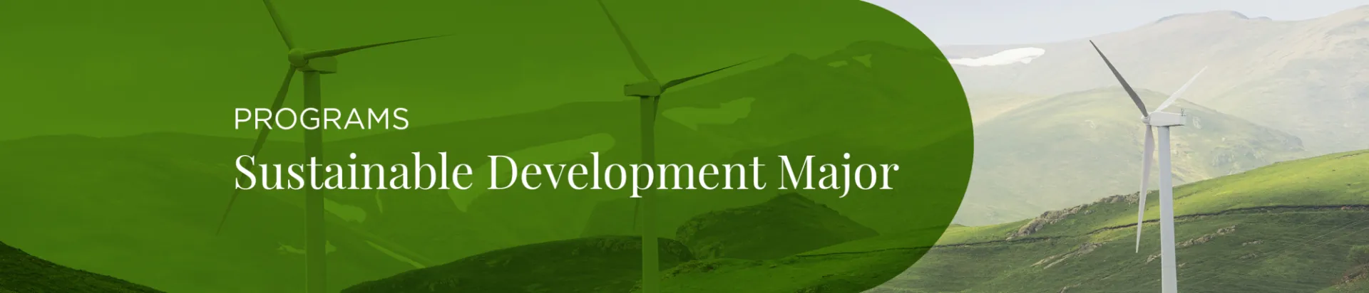 Sustainable Development Major