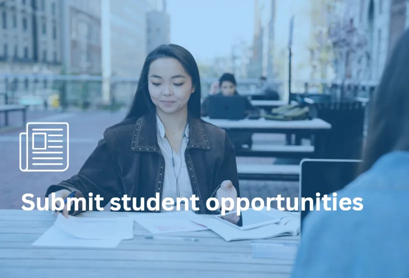 Submit student opportunities