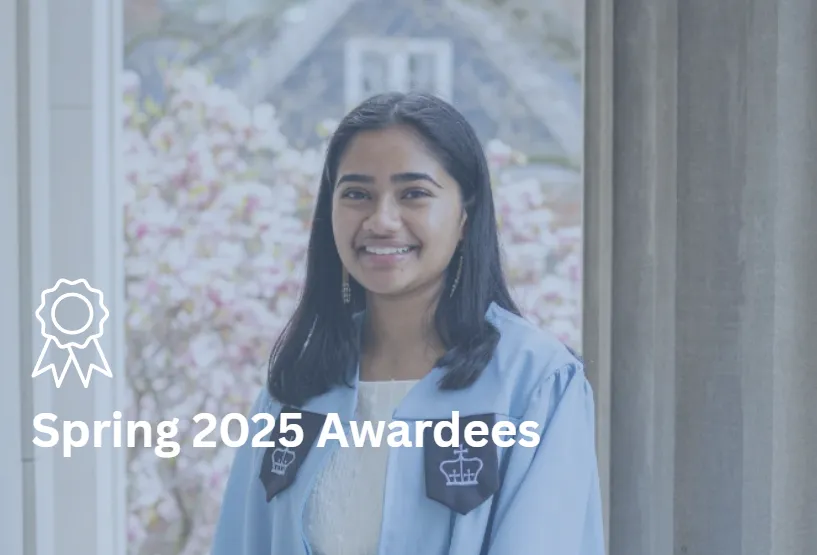 Spring 2025 Sustainable Development Departmental Honors Awardees 