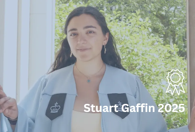 Spring 2025 Stuart Gaffin Prize for Sustainable Development Leadership