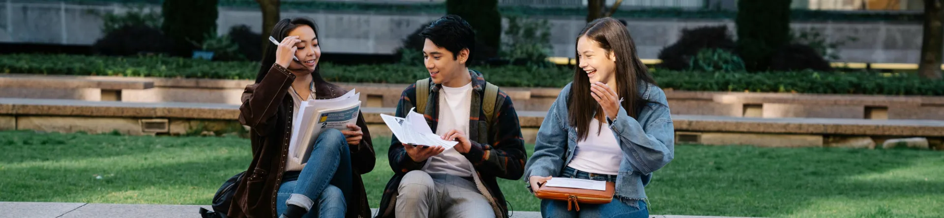 Students on campus